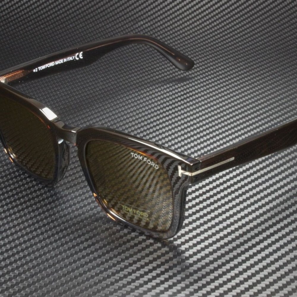 Tom Ford Brown Striped 50mm Sunglasses